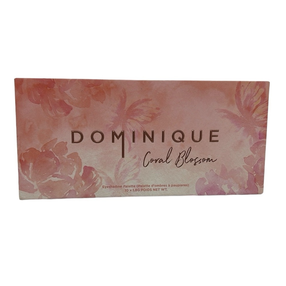 Dominique Cosmetics Coral Blossom Eyeshadow Palette, NEW